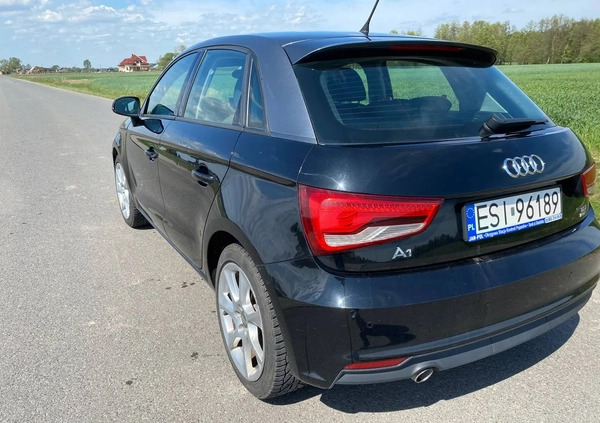 Audi A1 cena 37900 przebieg: 149377, rok produkcji 2015 z Sieradz małe 121